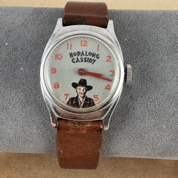 Vintage Other - SOLD Vintage 1950s HOPALONG CASSIDY Silver Tone Watch